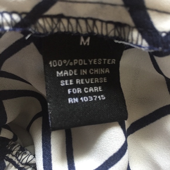 🍩Zac and Rachel striped blouse size medium - Picture 6 of 6